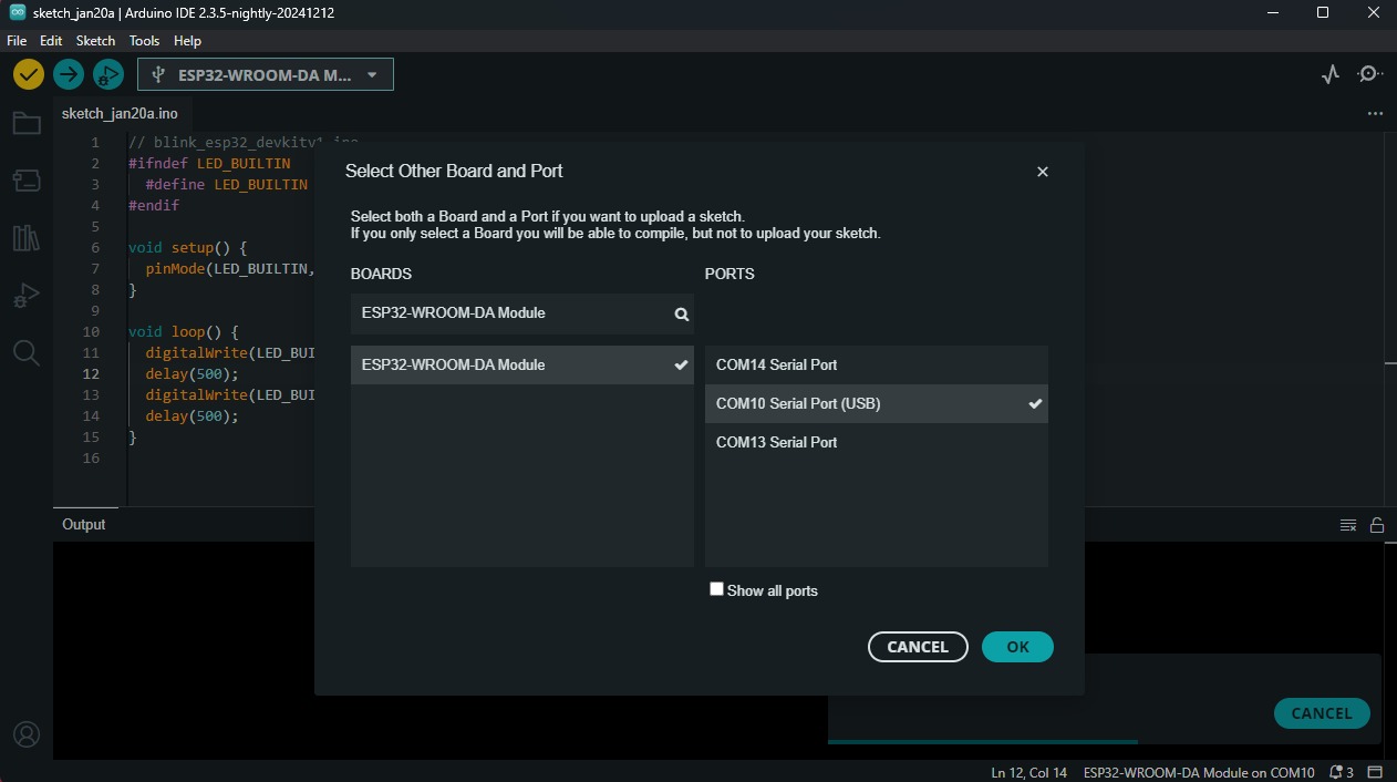 SP32‑WROOM‑32 conexión